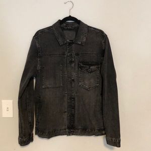 Roark Washed Black Denim Jacket